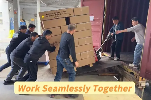 Tehokas lataus – 40 HQ:n säiliö ihonhoitopaperilaatikoita